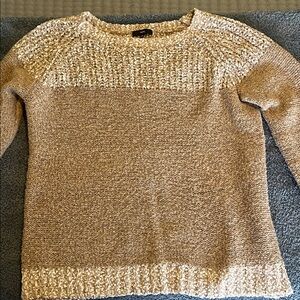 Fate Women's Cream and Tan Sweater
